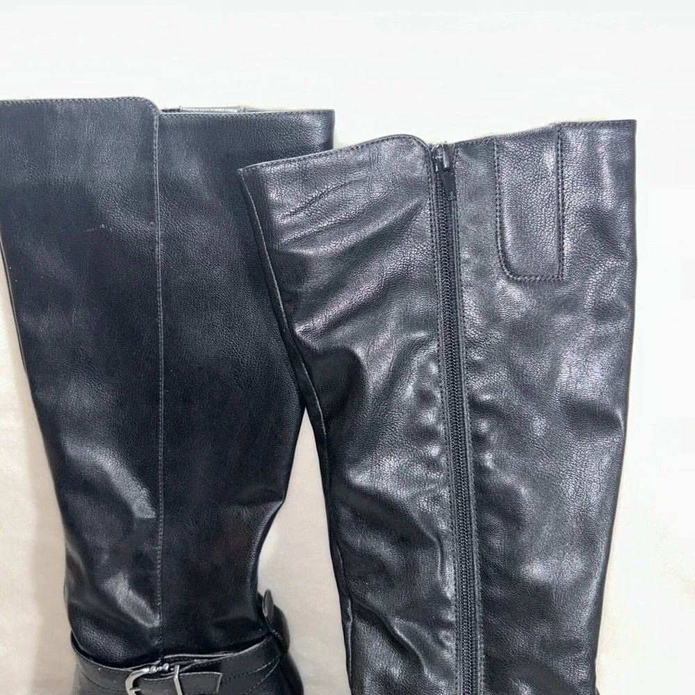 Naturalizer Women's Joslynn Knee High Heeled Boot, Black, Size‎ 9